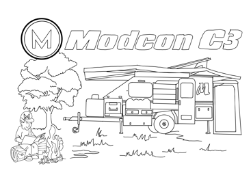 Modcon Colouring Page with new Logo